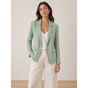 Thakoon Collective Women's Green Jacket Size 8